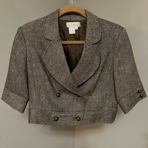 Retro 1980’s Double Breasted Short Sleeve Jacket